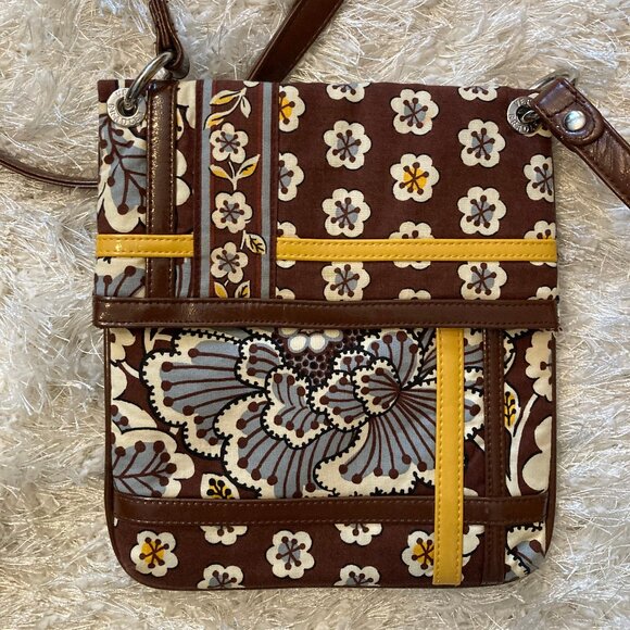 NWOT Vera Bradley Flipster Slate Blooms - Picture 2 of 11